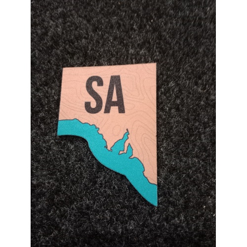 Sublimated Australia Map Patch Set. [States: South Australia]