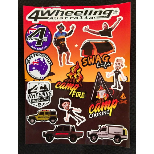Mini 4Wheeling Australia stickers.